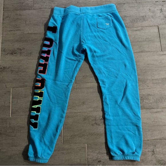 PINK Victoria's Secret Blue Sweatpants - Picture 3 of 5